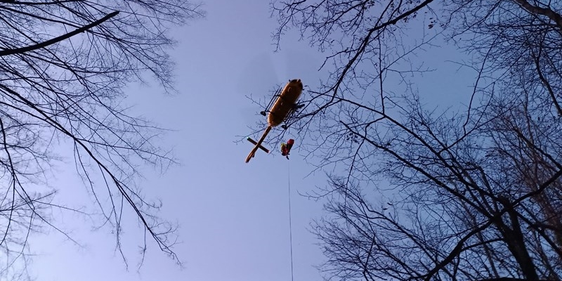 Soccorso alpino in azione