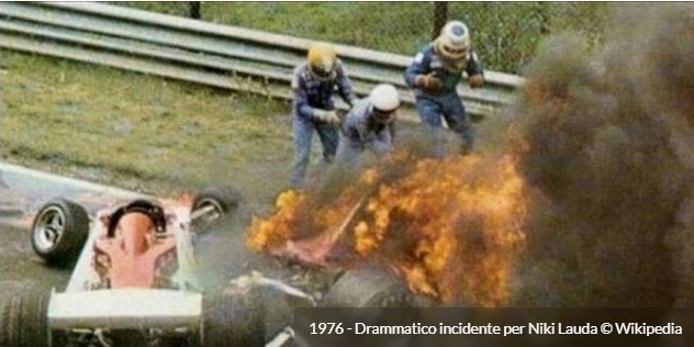 1976 - Grave incidente in pista per Niki Lauda (48 anni fa)