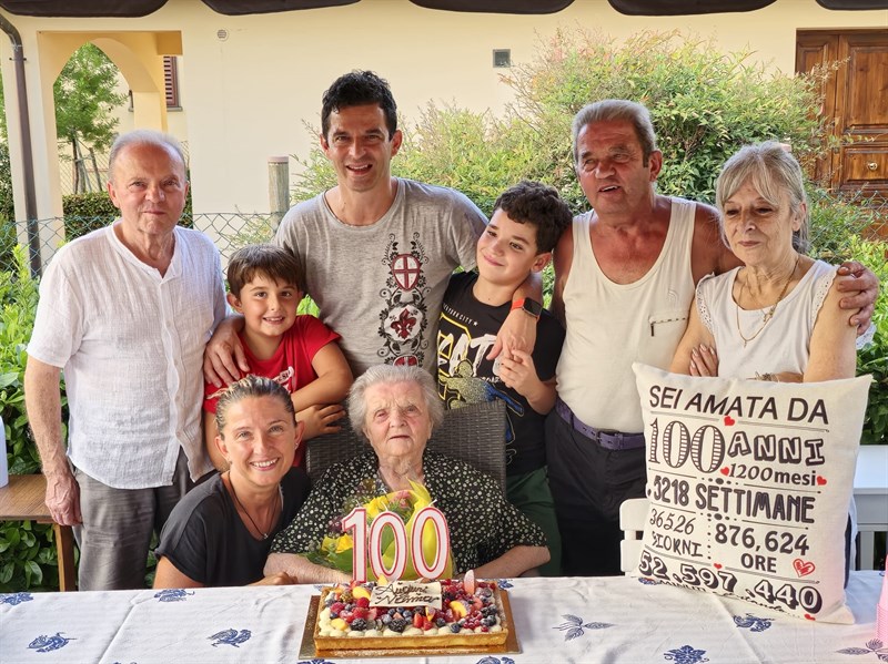 La festa con i familiari