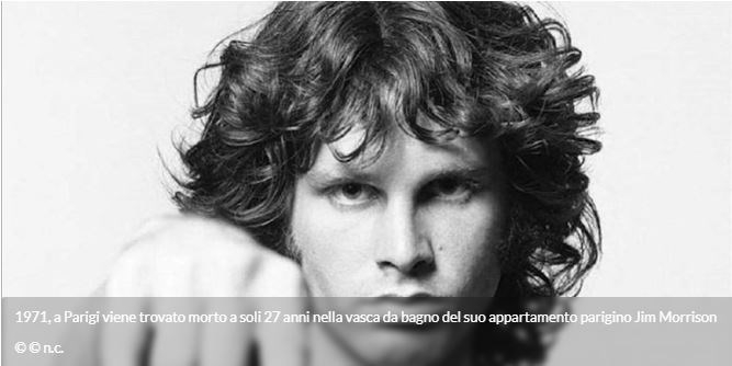 1971 - Muore Jim Morrison (53 anni fa)