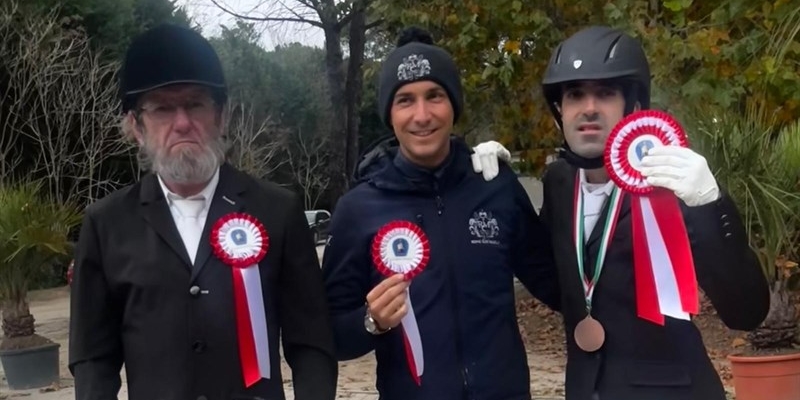 Tommaso Sparti medaglia di Bronzo Paradressage