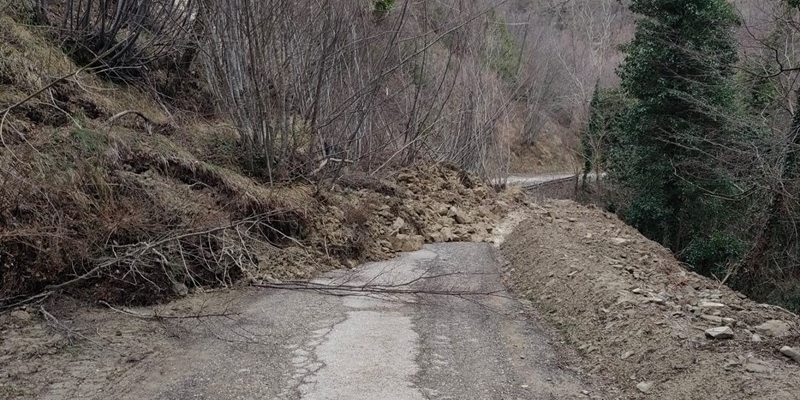 Le immagini della frana