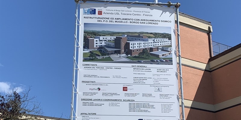 Al via il cantiere per l'ospedale