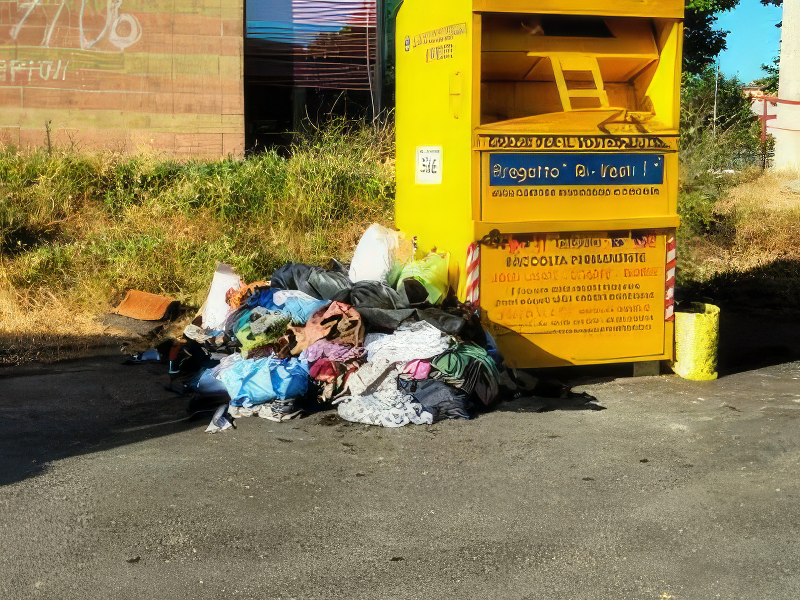La foto-denuncia di un lettore a Scarperia e San Piero