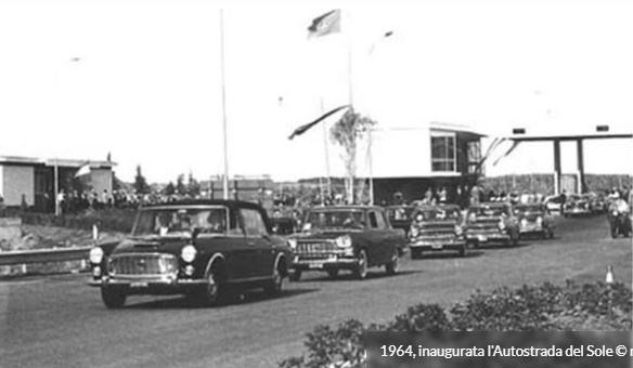 1964 - Inaugurata l'Autostrada del Sole