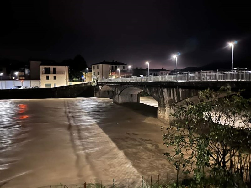 Maltempo in Valdisieve, situazione fiumi