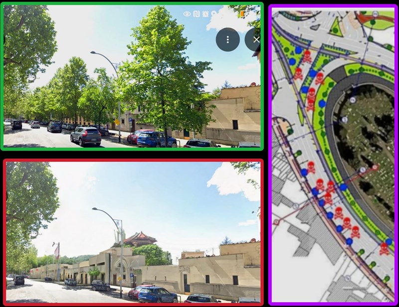 Ecco come sarà piazza Donatello, una nuova isola di calore per l'estati fiorentine