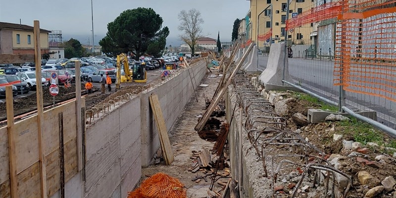 Avanzamento dei lavori di riqualificazione dell’area ferroviaria di Pontassieve