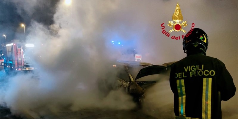 Incendio via Baracca 