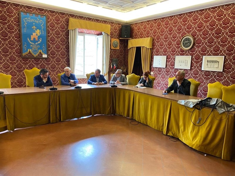 L’incontro in Comune a Marradi