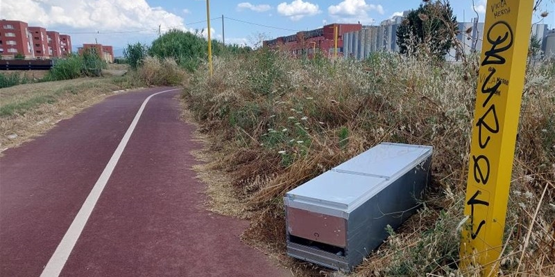 lo stato di degrado della pista