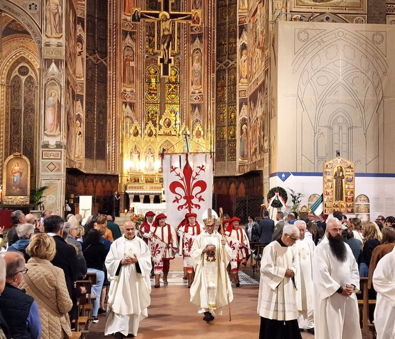 Un momento della cerimonia