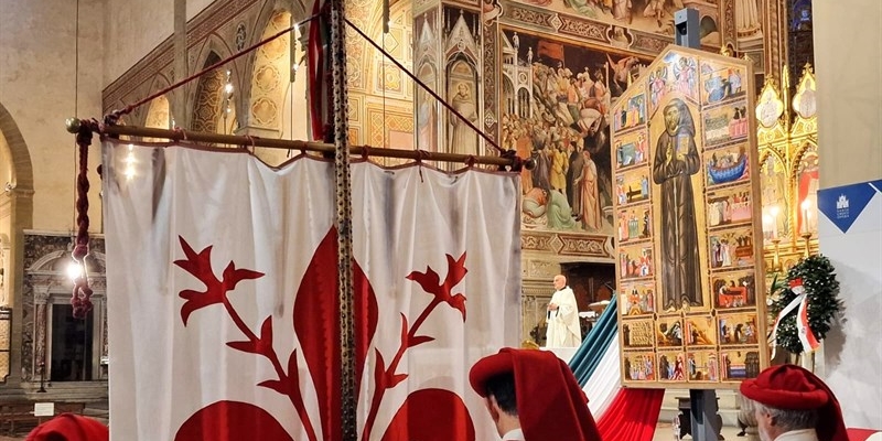 Un momento della cerimonia