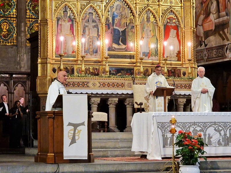 Un momento della cerimonia