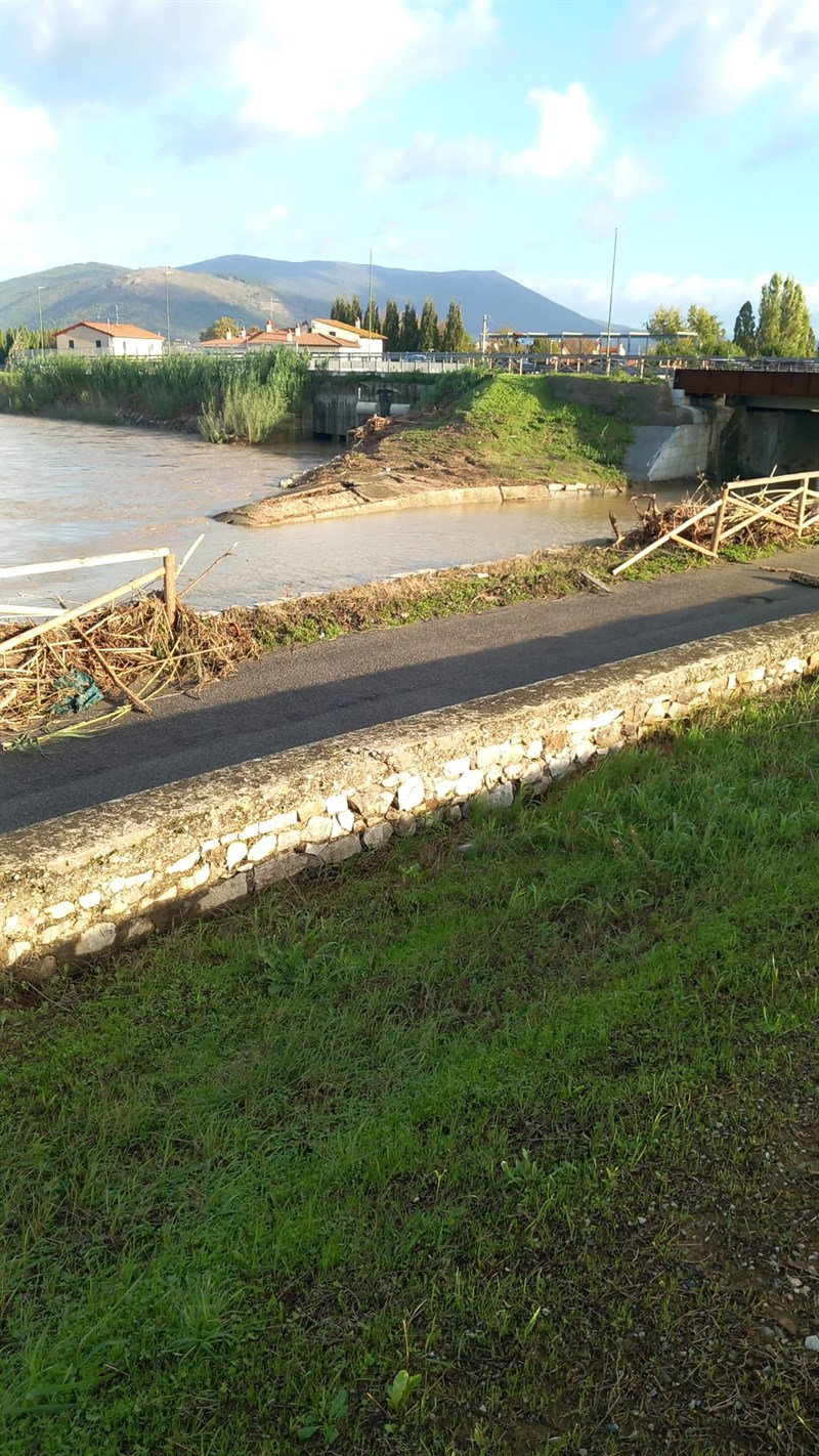 Foto della zona dopo la pioggia