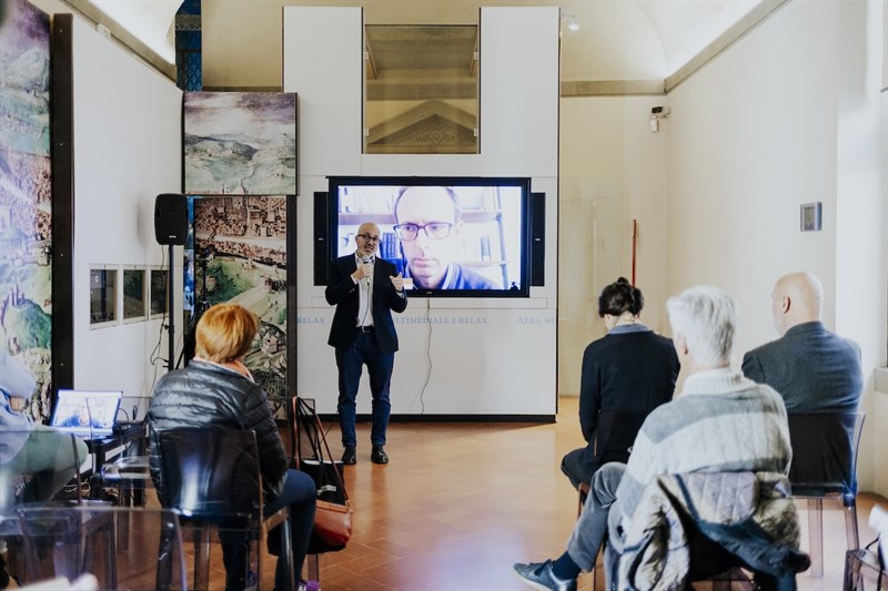 Boccaccio politico per la città di Firenze_Museo di Palazzo Vecchio. Sala dei Gigli. 