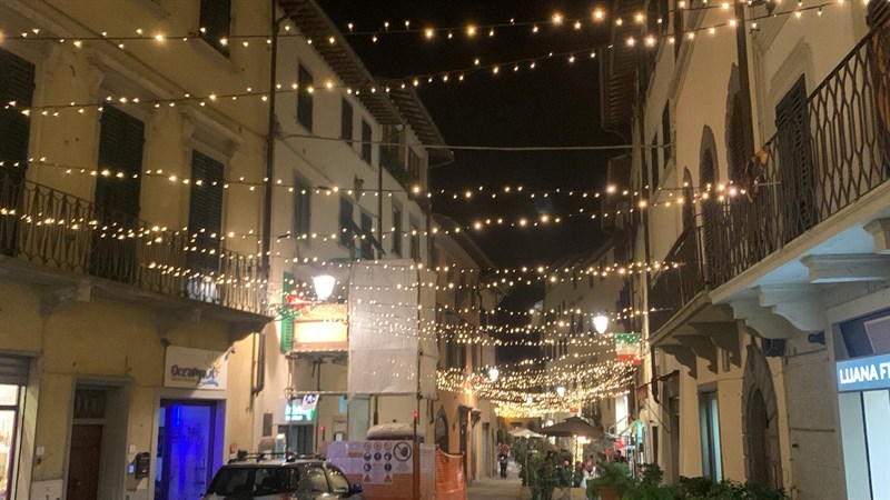 accese le luminarie a San Casciano