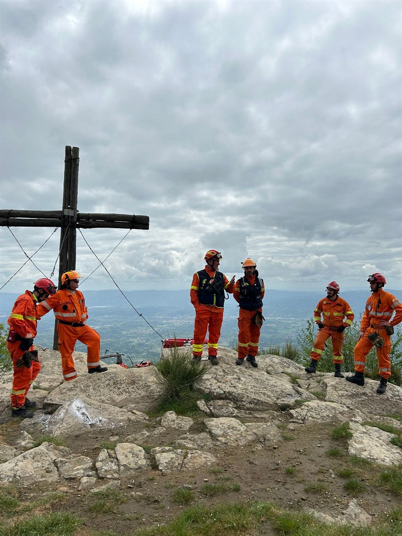 Maxi esercitazione della Toscana antincendi boschivi a Massanera - 4 maggio 2024