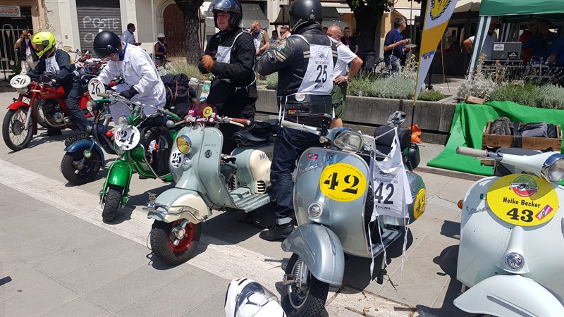 Milano - Taranto le moto storiche fanno tappa a Barberino