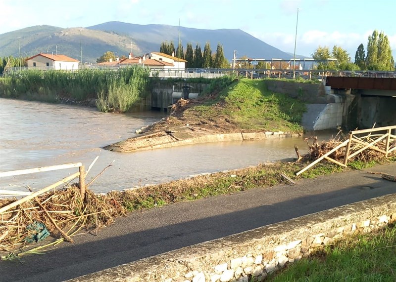 Foce del torrente Marina nel Bisenzio