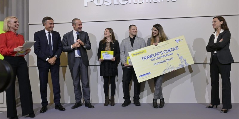 Annalisa Berti di Scarperia, giornalista e social media manager di 29 anni, la vincitrice della prima edizione del Premio giornalistico TG Poste,