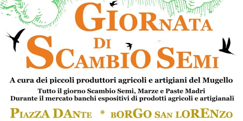 Giornata di scambio semi a Borgo San Lorenzo. Un evento dedicato all’agricoltura e alla biodiversità