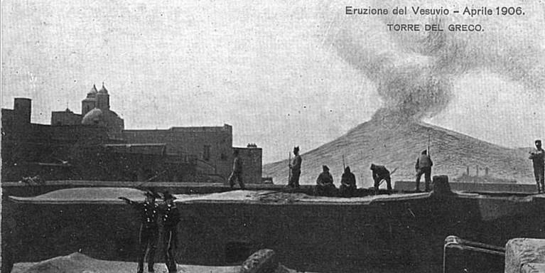 1906 - Spaventosa eruzione del Vesuvio