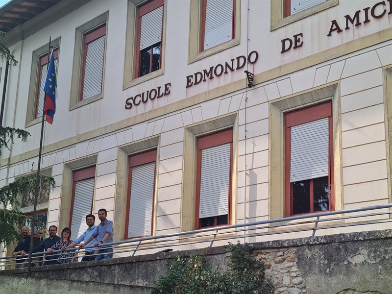 Lavori alla scuola De Amicis a Pontassieve 