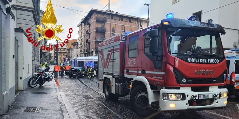 Vigili del fuoco - immagine dell'intervento