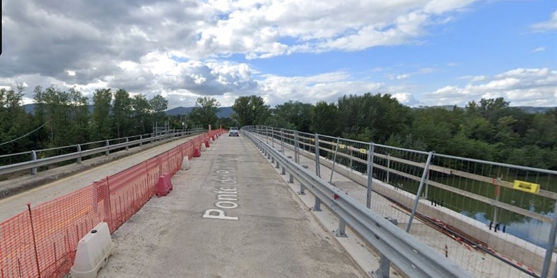 Ponte Pian dell'Isola in un vecchio frame di Google Maps