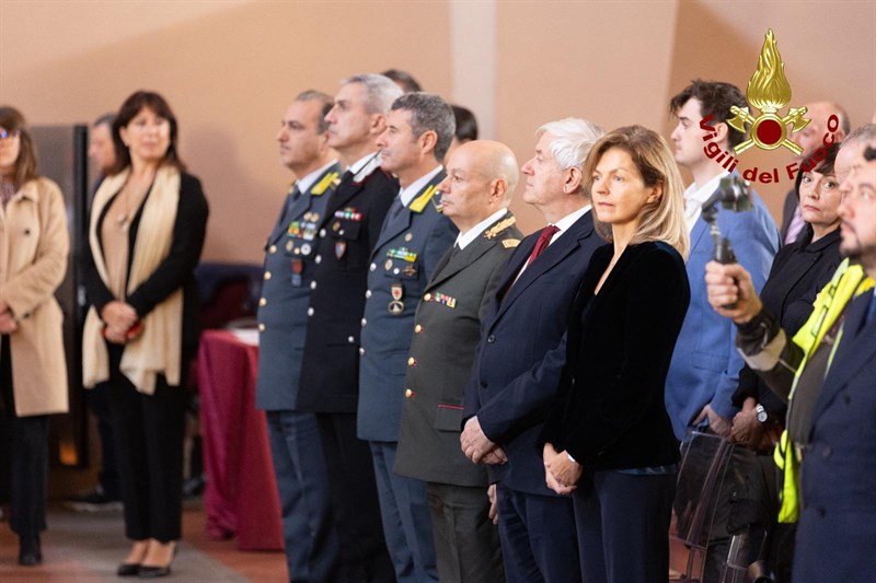 Un momento della premiazione