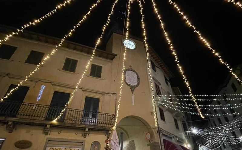 Luminarie accese a San Casciano