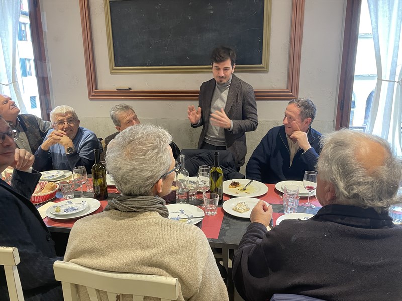 Pranzo azzurro a Firenzuola