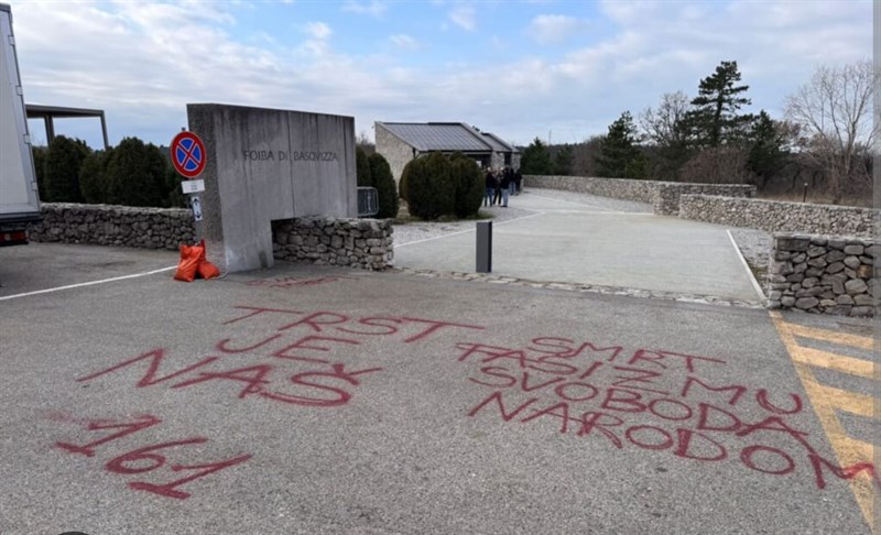 Il vandalismo a Basovizza