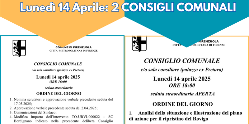 La locandina della giornata di lunedì 14 aprile 2025