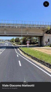 Viale G. Matteotti dove transiterà le Mille Miglia 