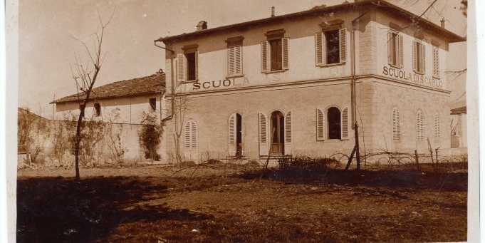 Anno 1924. La Scuola di San Carlo, già Villa Ronconi 
