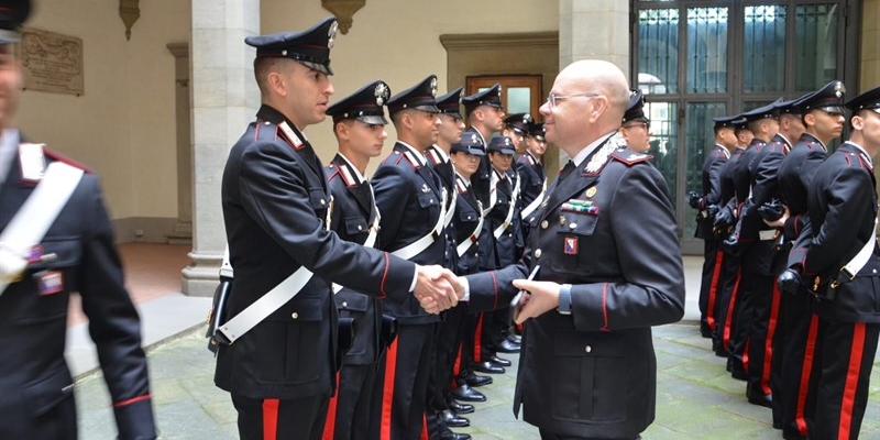 In Toscana arrivano 238 nuovi carabinieri per rafforzare il presidio del territorio