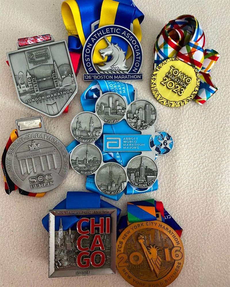 Magri le sue medaglie