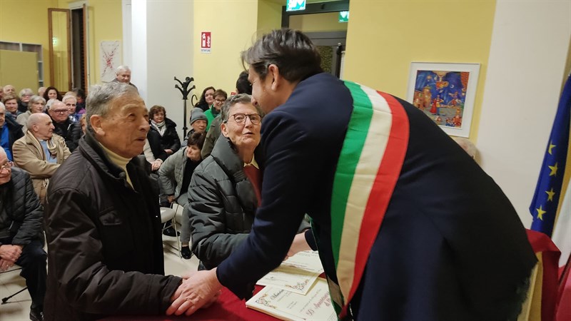 L'incontro con e coppie d'oro