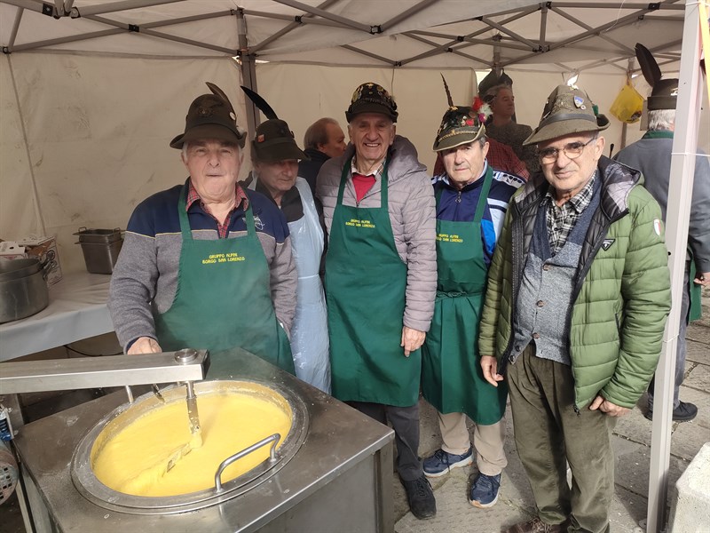 La polenta degli alpini