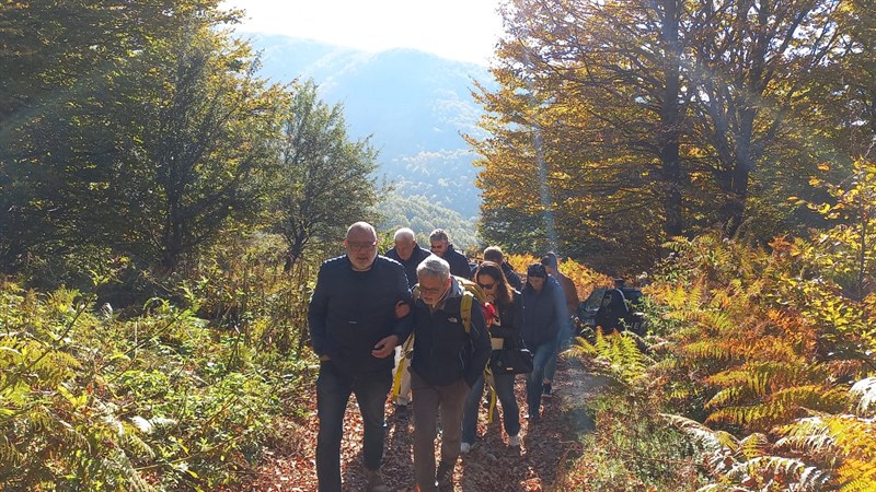 Alcuni momenti del sopralluogo 