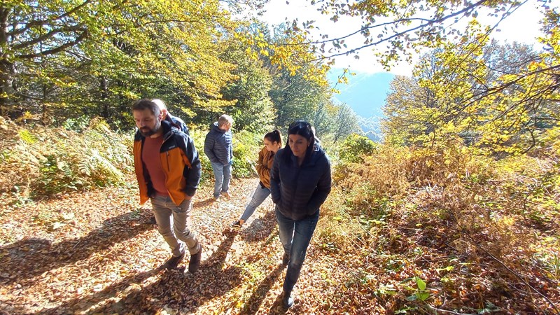 Alcuni momenti del sopralluogo 