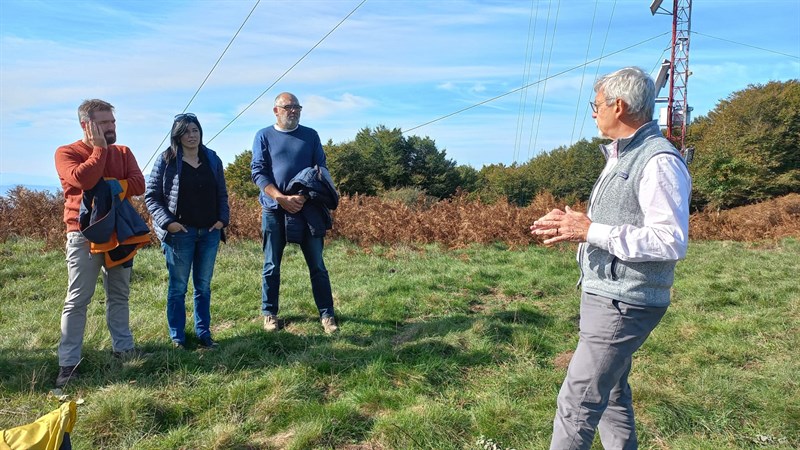 Alcuni momenti del sopralluogo 