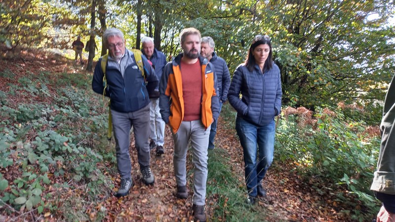 Alcuni momenti del sopralluogo 