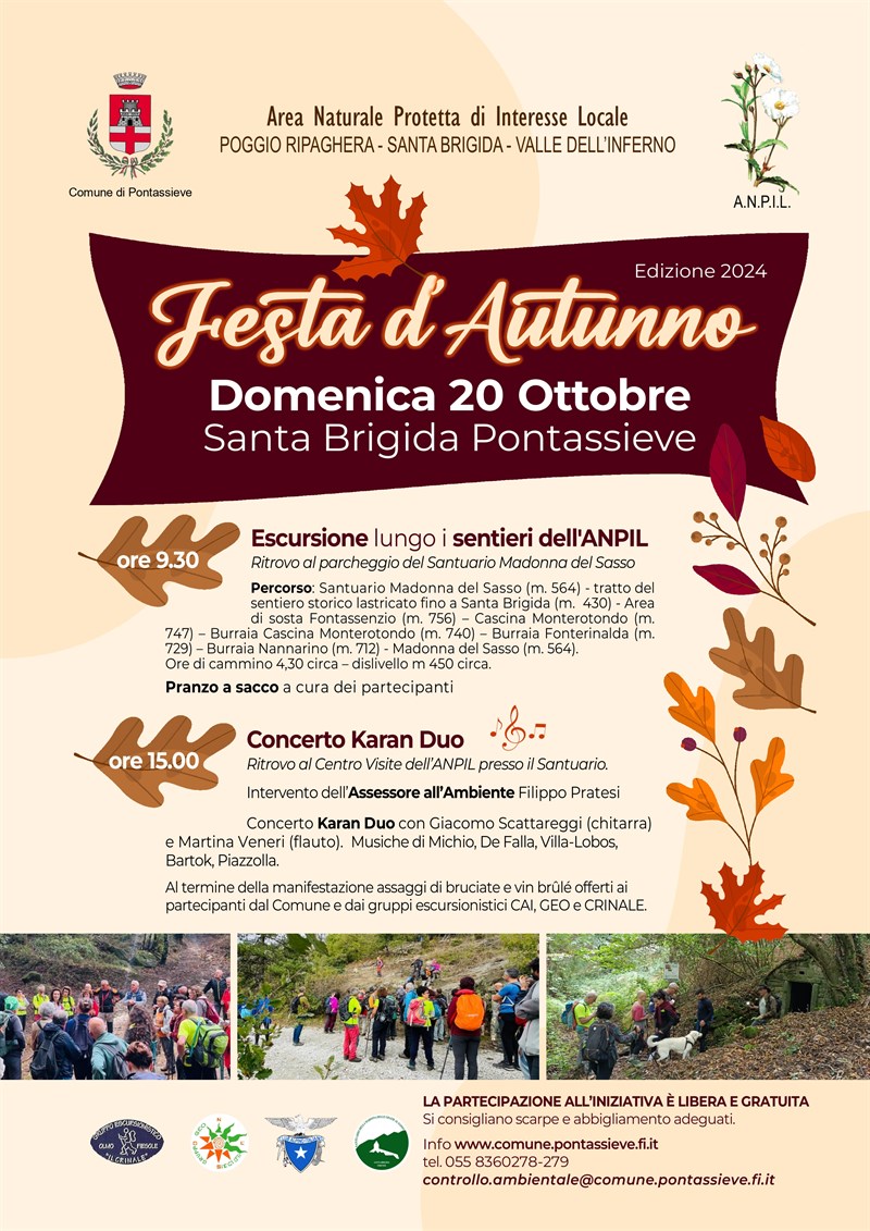 La locandina della festa d'autunno