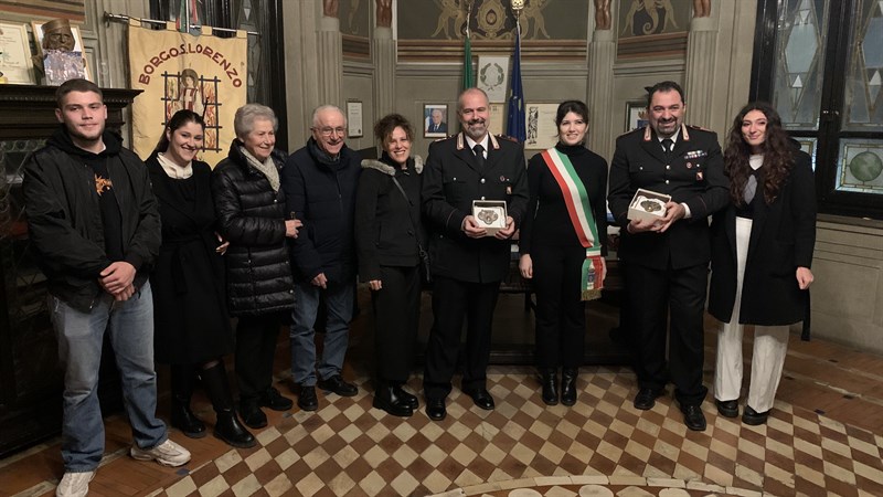 I premiati insieme a colleghi e amici