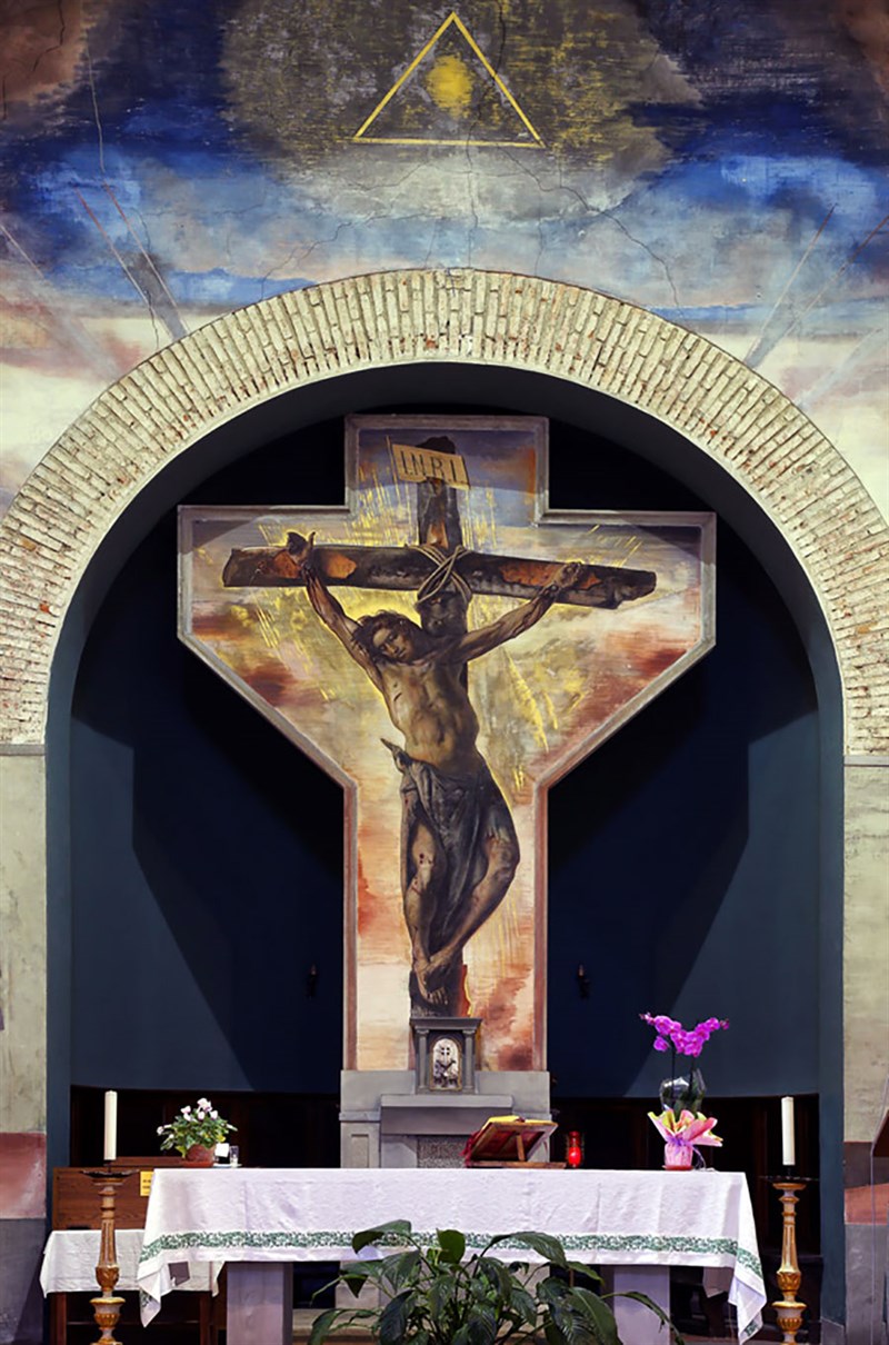 Il bellissimo affresco del Maestro Pietro Annigoni  