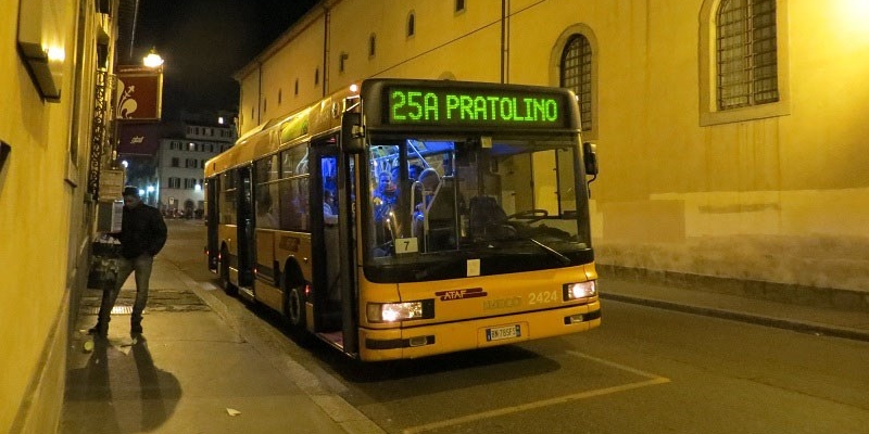 Vaglia: potenziamento del trasporto pubblico notturno con nuove corse del 25A