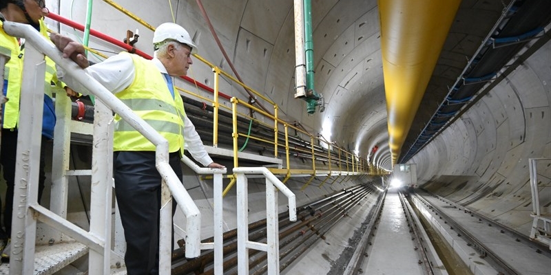 Il sopralluogo di Giani al cantiere Tav